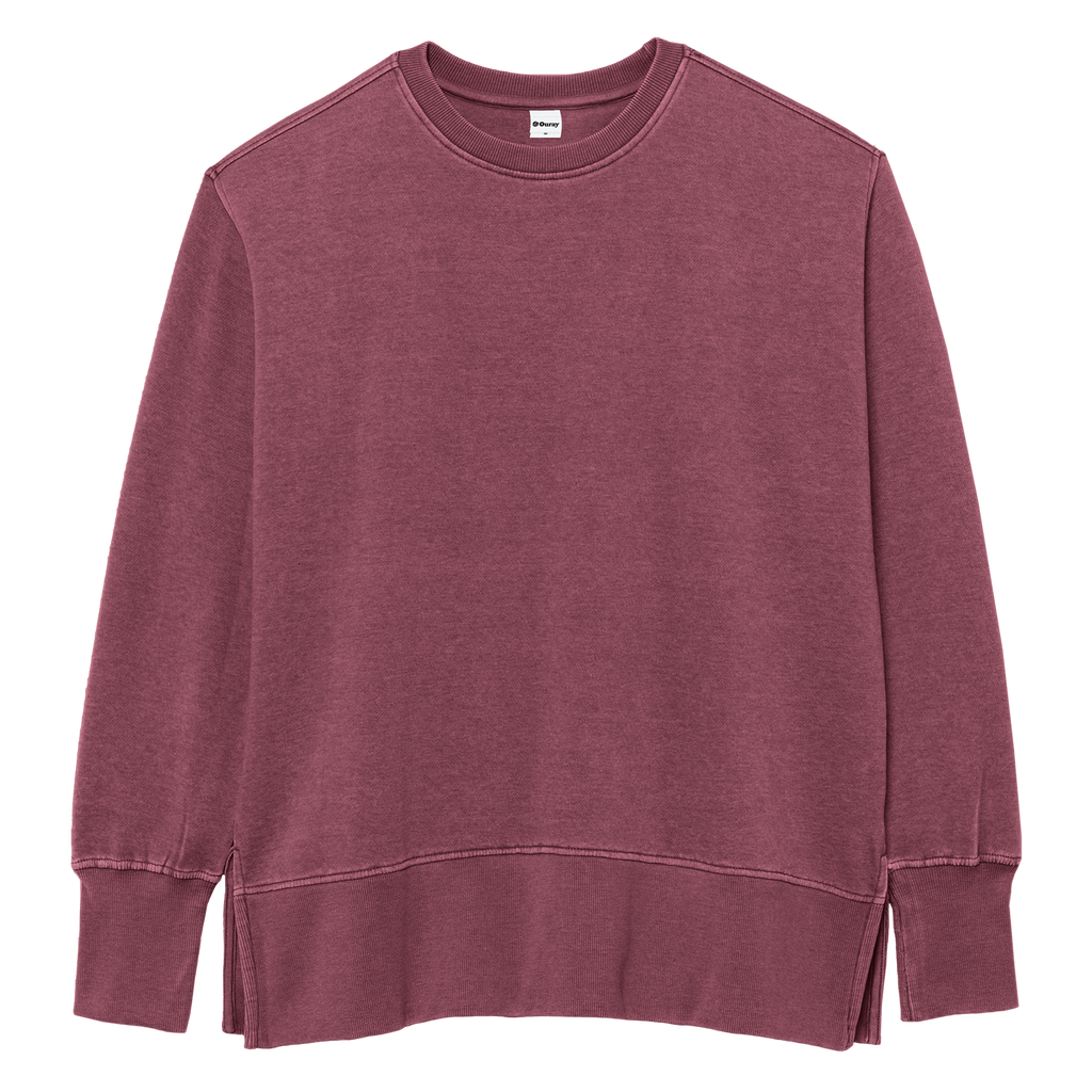 Womens Weathered Fleece Crew – L2 Brands Womens Weathered Fleece Crew – L2 Brands