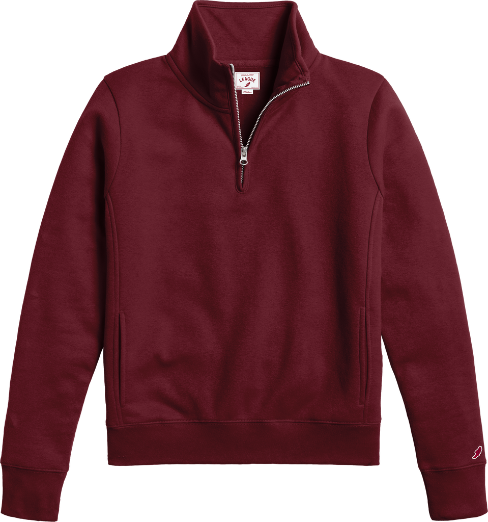 Burgundy sweater zipper shop