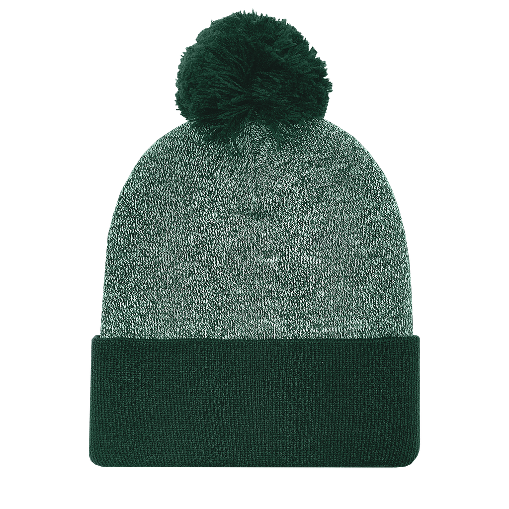 Marled Pom Cuff Beanie – L2 Brands