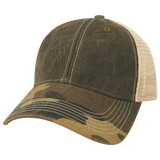 View large product image 1 of 5. Front angled view of Legacy Old Favorite Trucker Hat 2 Tone