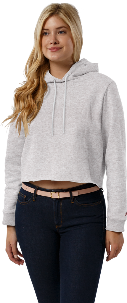 トップス Flight Mode Cropped Pullover(light gray) Grey Sweater Crop Half Zip Long Sleeve | Ally Fashion