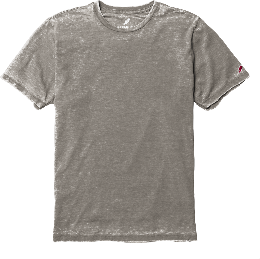 Men's Burnout Crew Custom Printed T-Shirt