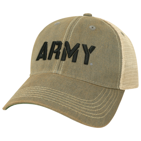 Army Black Knights OFA Grey Old Favorite Adjustable Trucker Hat