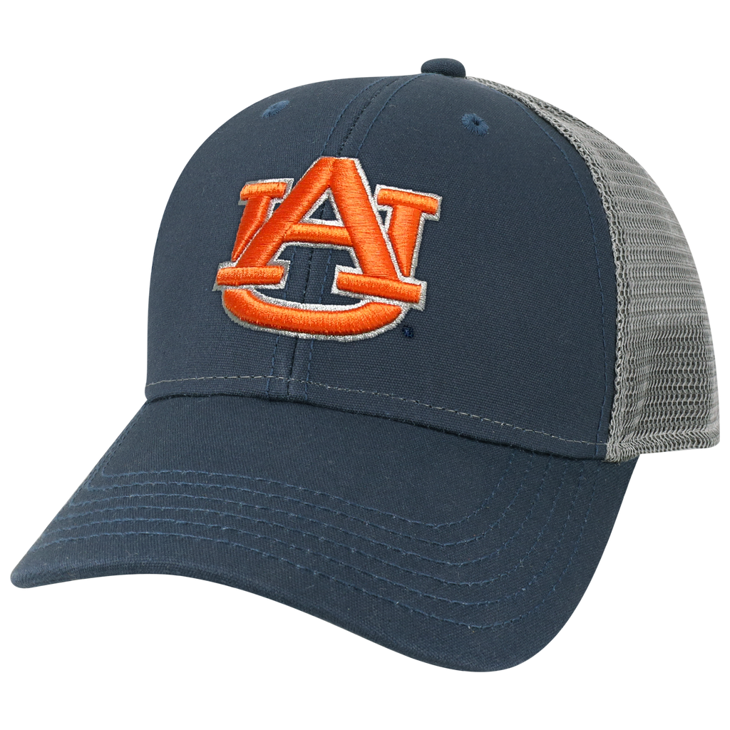 Auburn Tigers Navy/Dark Grey Lo-Pro Snapback Adjustable Trucker Hat