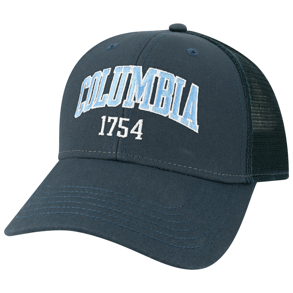 Columbia University Lions Navy Lo Pro Snapback Adjustable Trucker Hat