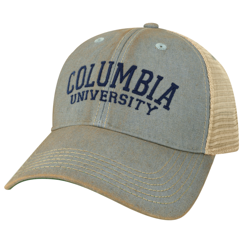 Gray top columbia hat