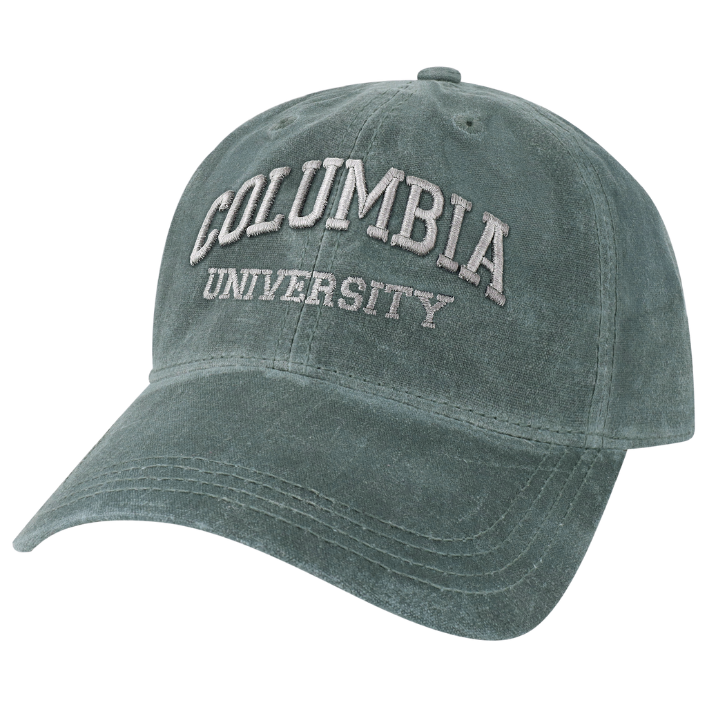 Columbia University Lions Blue Steel Waxed Cotton Adjustable Hat L2 Brands