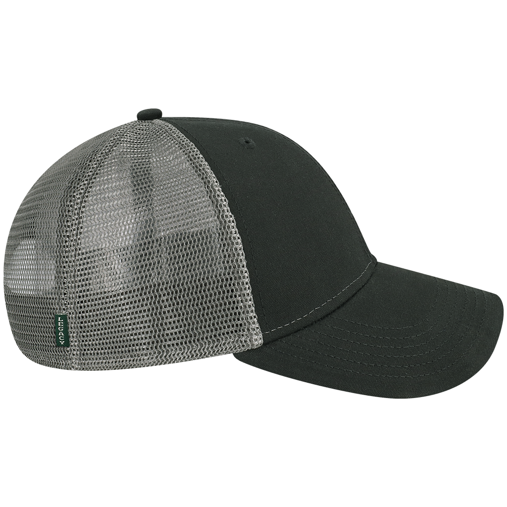 Iowa Hawkeyes Black/Dark Grey Lo-Pro Snapback Adjustable Trucker