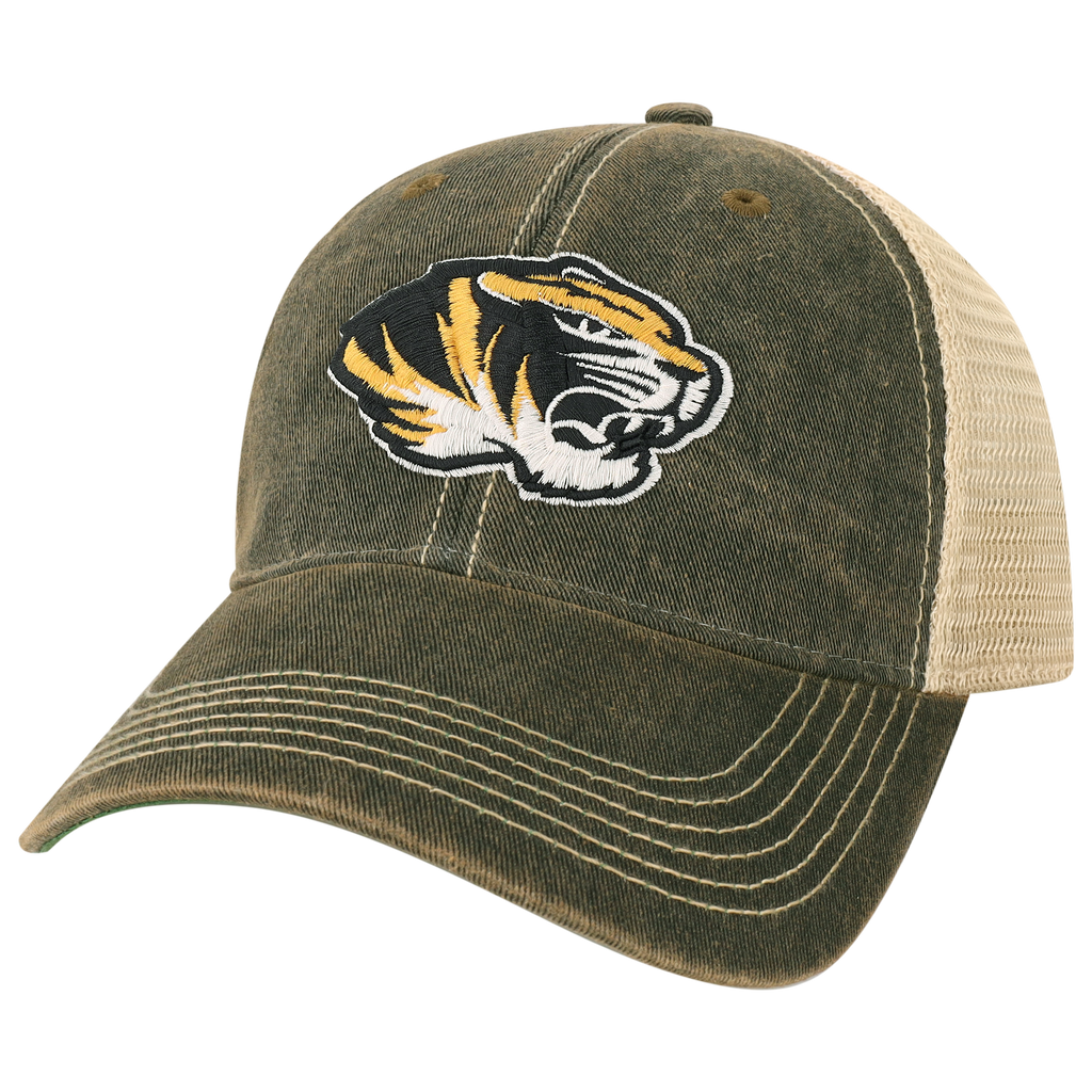 HEADS×THE FACTRY MADE BASEBALL HAT Missouri Tigers OFA Old Favorite Adjustable Trucker Hat – L2