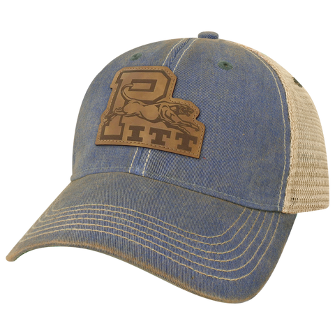 Pittsburgh Panthers College Vault OFA Blue Old Favorite Adjustable Trucker Hat