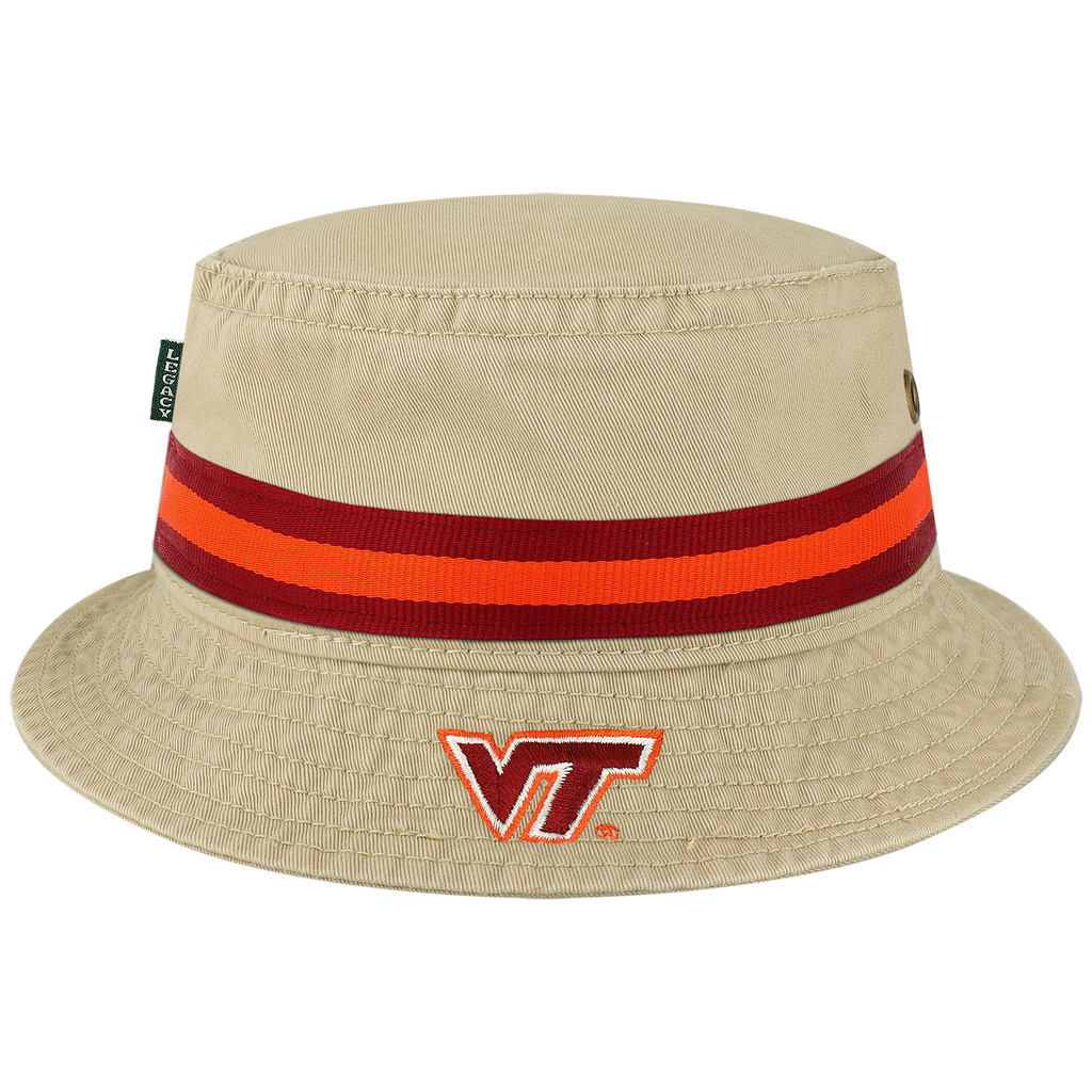 Virginia Tech Hokies Khaki Relaxed Twill Bucket Hat – L2 Brands