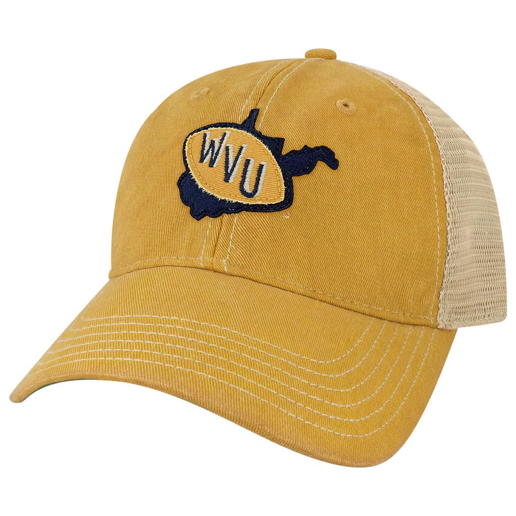 West Virginia Mountaineers College Vault OFA Yellow Old Favorite