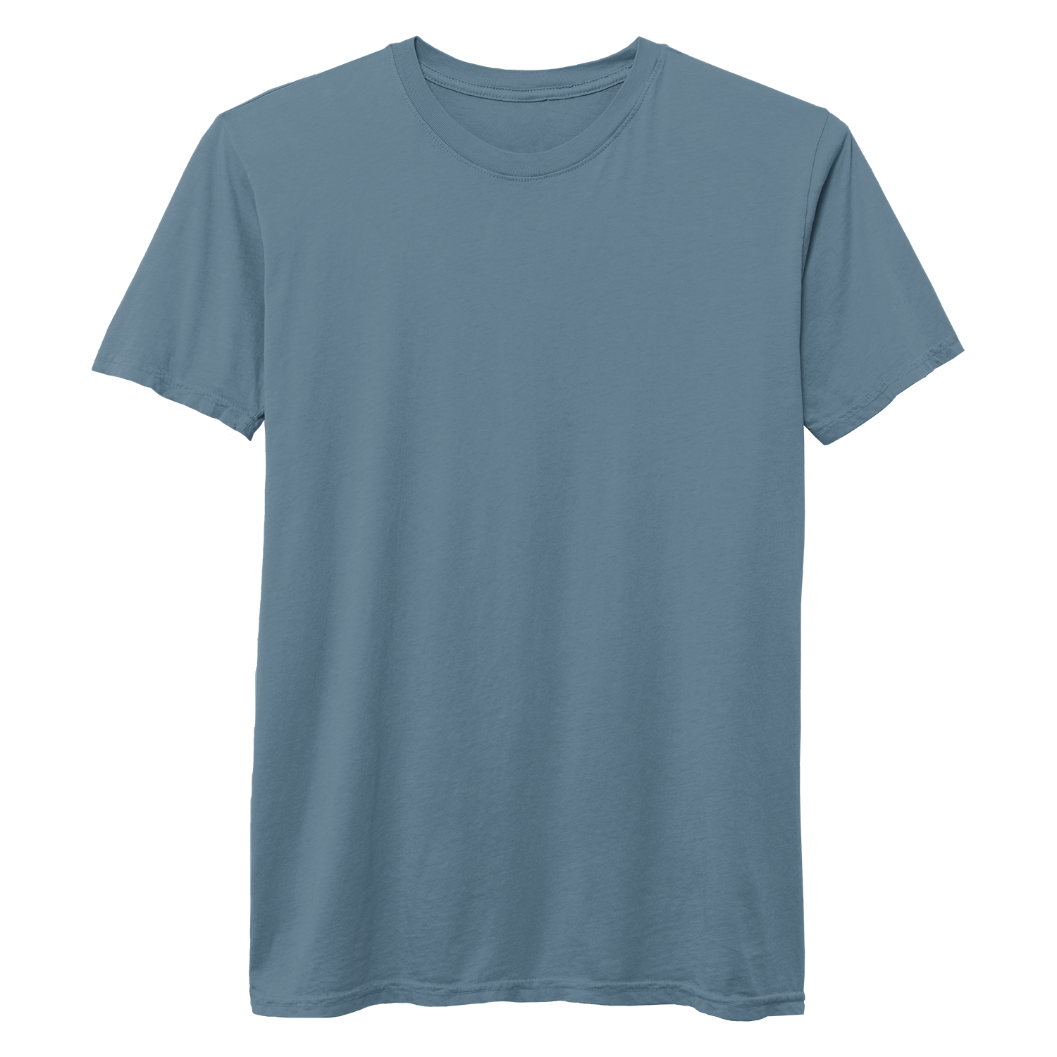 【SATIIIZ】Delph Pigment Short-Sleeved T-Shirt BLANK20036Steel_Steel_13340476