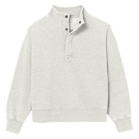 225WF Weathered Fleece Womens Henley - Available August 2026