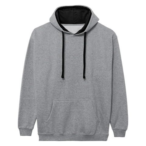 31048 Benchmark Colorblock Pullover Hood - Premium Heather