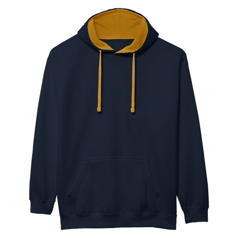 31048 Benchmark Colorblock Pullover Hood - Graphite/Navy Colors