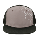 5PFLAT Structured 5 Panel Flat Brim Cap