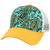 5PTKR-C487 Seaside Fronds Teal/Yellow-ADJ