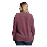 82250 Womens Weathered Fleece Crew