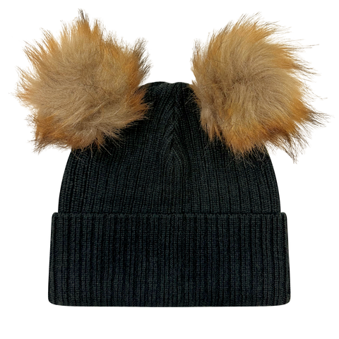 CATWLK Catwalk Double Pom Beanies