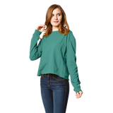 CCW140 Clothesline Cotton Long Sleeve Midi