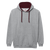ESMB200-Premium Heather/Maroon-2XL