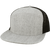 H7FB-Heather Grey/Black Trucker-ADJ