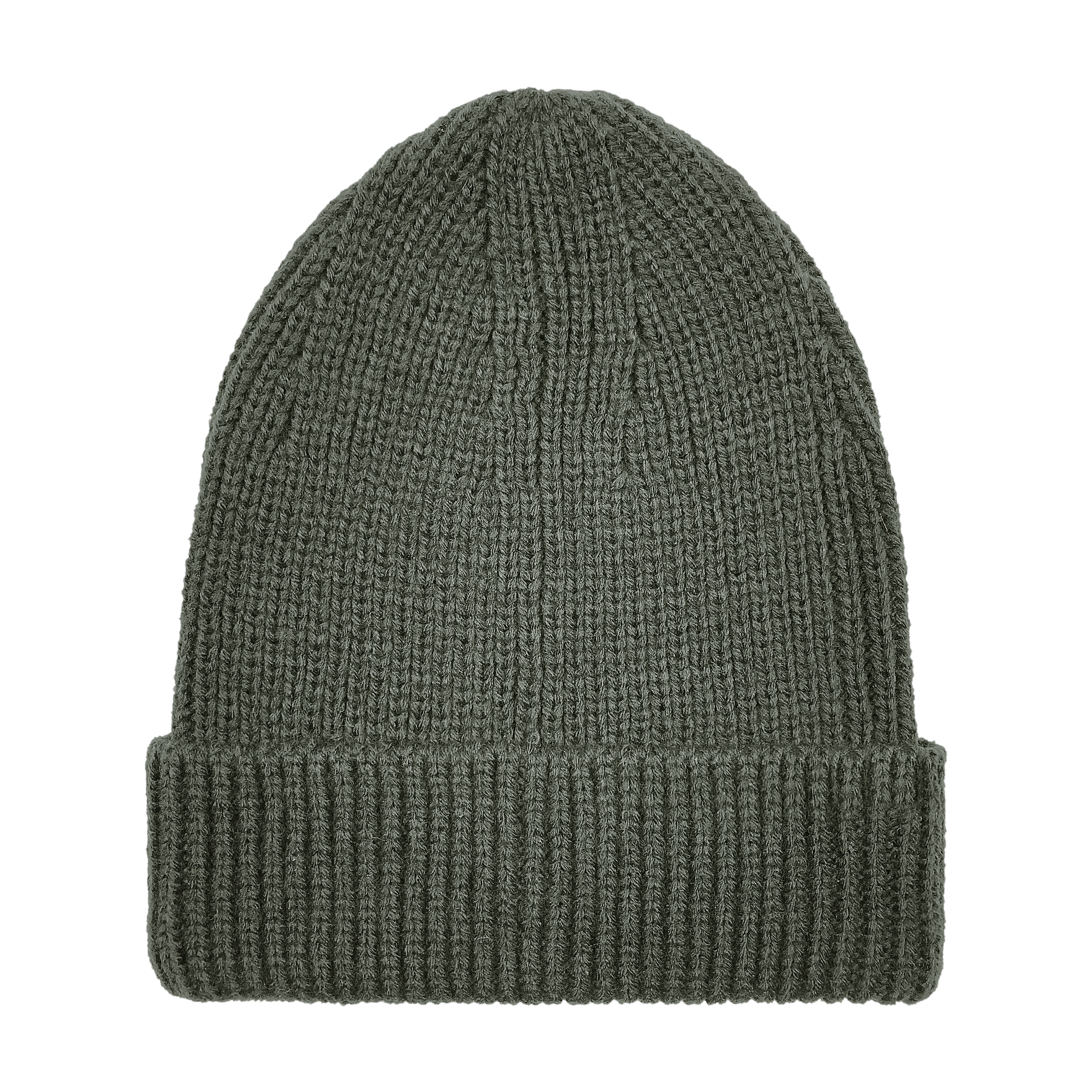 ◇KHAKIPOINT◇ Ribbed Beanie ivory Solid Ribbed Cuff Beanie (Ivory) | Sweetrocks Jewelry