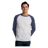 L905 Victory Falls Tri-Blend Raglan Long Sleeve - Heather Canvas Body