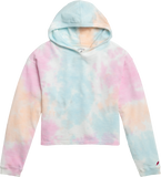 LU410TD Weathered Terry Crop Tie Dye Hood