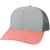 MPS-Lt Grey/Salmon/Dk Grey Trucker-ADJ