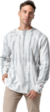 MU420TD Weathered Terry Tie Dye Crew