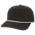 SKULLY-Black Brushed Cotton/Ivory Rope-ADJ