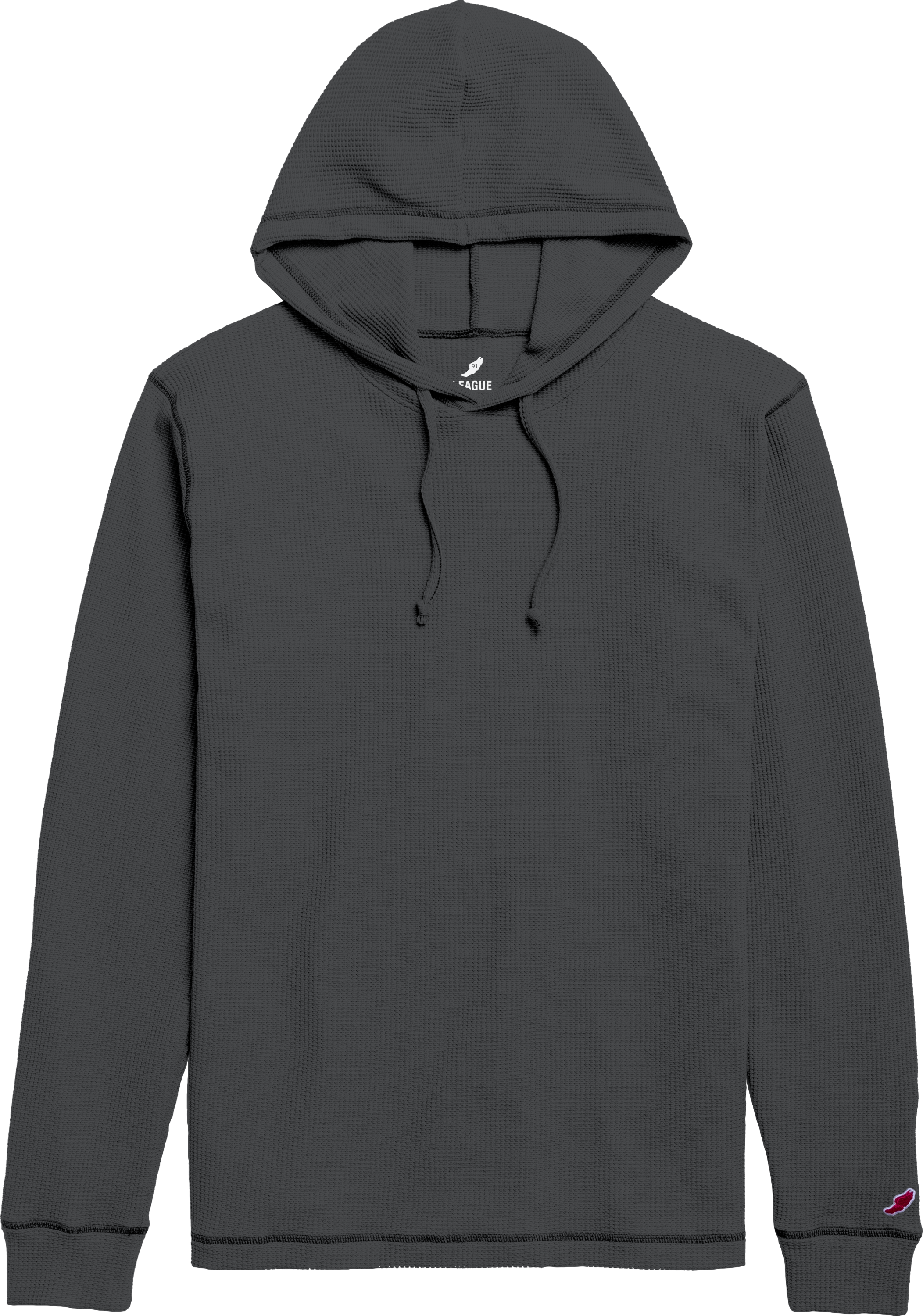 【NIL DUE】 PULLOVER WAFFLE HOODIE / BLK Double Face Waffle Hoodie – Knickerbocker
