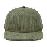 WILSON Wilson Paracord 5 Panel Flat Brim - Corduroy