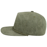 WILSON Wilson Paracord 5 Panel Flat Brim - Corduroy
