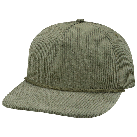 WILSON Wilson Paracord 5 Panel Flat Brim - Corduroy