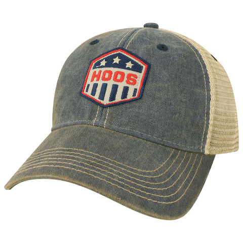 UVA Red, White, and Hoo Old Favorite Adjustable Trucker Hat - Navy