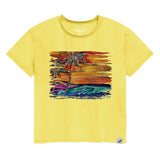 Island Life by Abby Paffrath - Women's Burnout Short Sleeve Crew