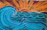 Waves By Abby Paffrath - Sundial Long Sleeve Hood