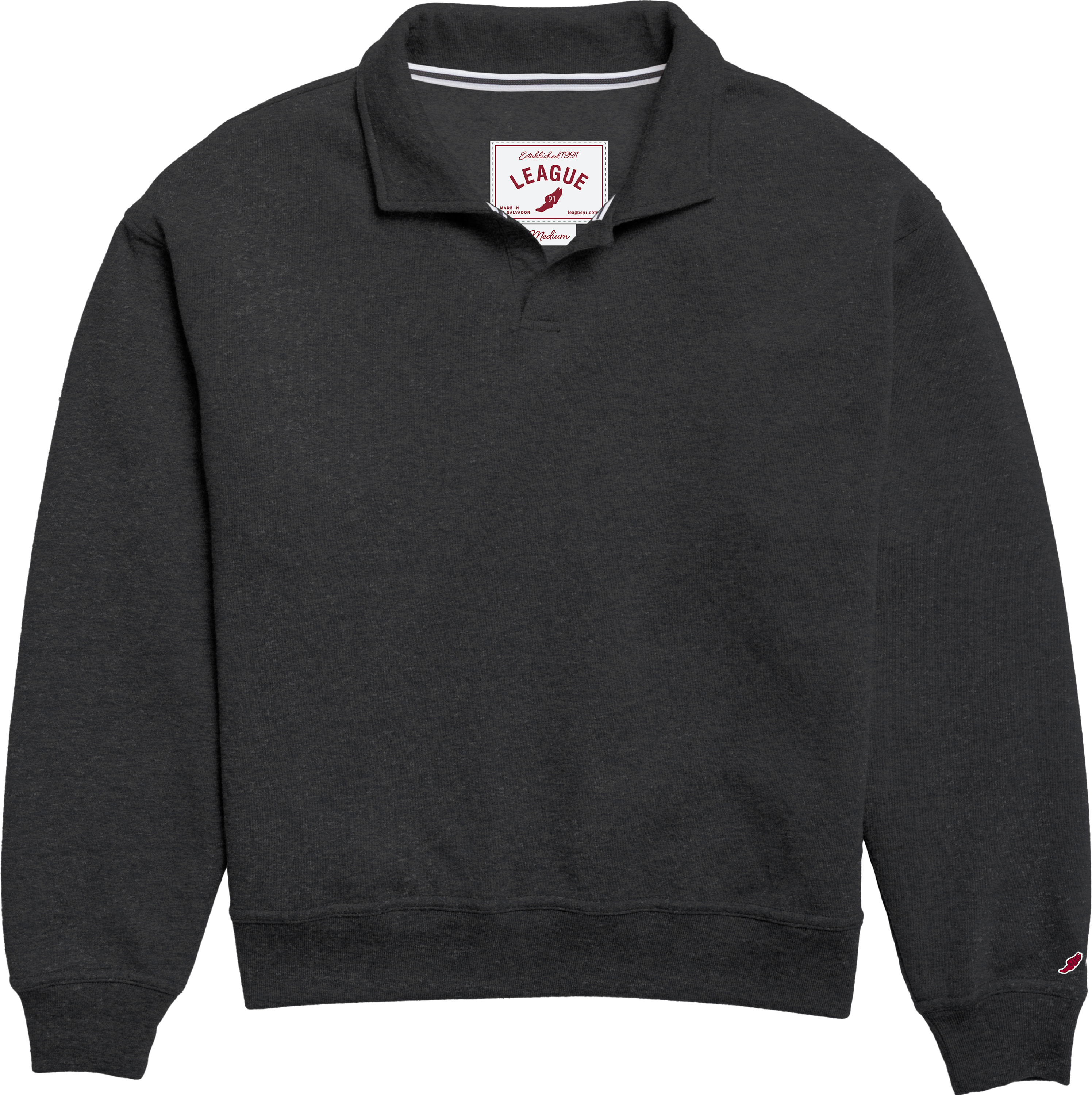 【PARTIMENTO】 Multi Stripe Collar Long Sleeve / 追跡付 BLANKTR900HeatherOnyx_HeatherO