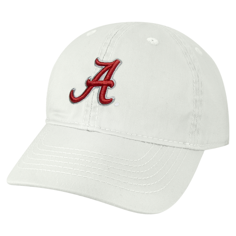 Alabama Crimson Tide White Toddler Relaxed Twill Hat