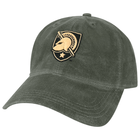 Army Black Knights Charcoal Waxed Cotton Adjustable Hat