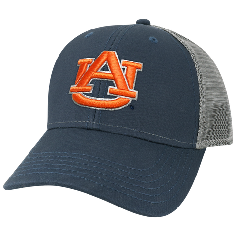 Auburn Tigers Navy/Dark Grey Lo-Pro Snapback Adjustable Trucker Hat