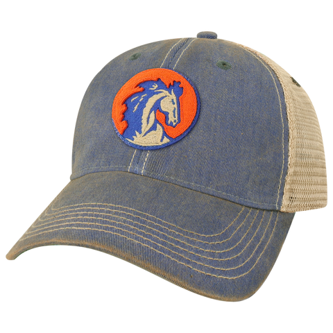 Boise State Broncos College Vault OFA Blue Old Favorite Adjustable Trucker Hat