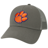 Clemson Tigers Dark Grey Lo-Pro Snapback Adjustable Trucker Hat