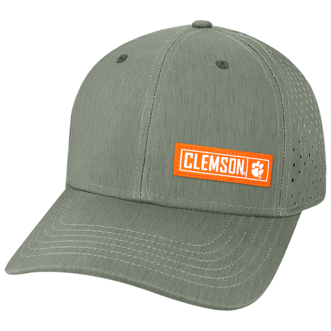 Clemson Hydro Dark Grey REMPA Reclaim Adjustable Hat