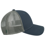 Columbia University Lions Navy/Dark Grey Youth Lo-Pro Structured Snapback Adjustable Trucker Hat