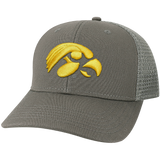 Iowa Hawkeyes Dark Grey Mid-Pro Snapback Adjustable Trucker Hat