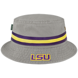 LSU Tigers Grey Relaxed Twill Bucket Hat